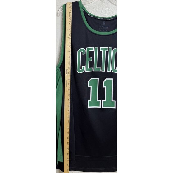 Fanatics Men XL Celtics Irving #11 Black Jersey EUC - Picture 3 of 6
